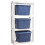 Koolatron Oskar 4 Tier Large Plastic Shelving Unit Heavy Duty Storage Shelf 2