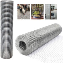 (915mm×30m) Welded Wire Mesh Vegetables Garden Fruits Plants Animals Fencing 25mm Square Mesh Hardware