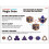 (Flame Pattern) Changeable Magnetic Magic Cube 3D Flip Puzzle Toys 3