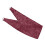 Homescapes (Wine Red) Velvet Jacquard Curtain Tie Back Pair 2
