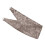 Homescapes (Latte) Velvet Jacquard Curtain Tie Back Pair 2