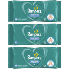 Pampers Baby Wipes - Fresh Clean - Pack of 3