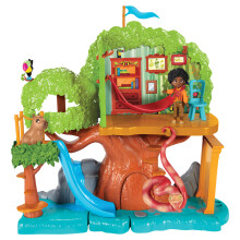 Casa del Árbol de Antonio de Disney Encanto con Figura de Antonio y Amigos Animales