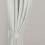 Homescapes (Cream) Herringbone Chevron Curtain Tie Back Pair 1