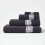 Homescapes (Hand Towel, Black) Geometric 100% Cotton 2