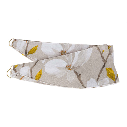Homescapes (Yellow) Anita Floral Tie Back Pair