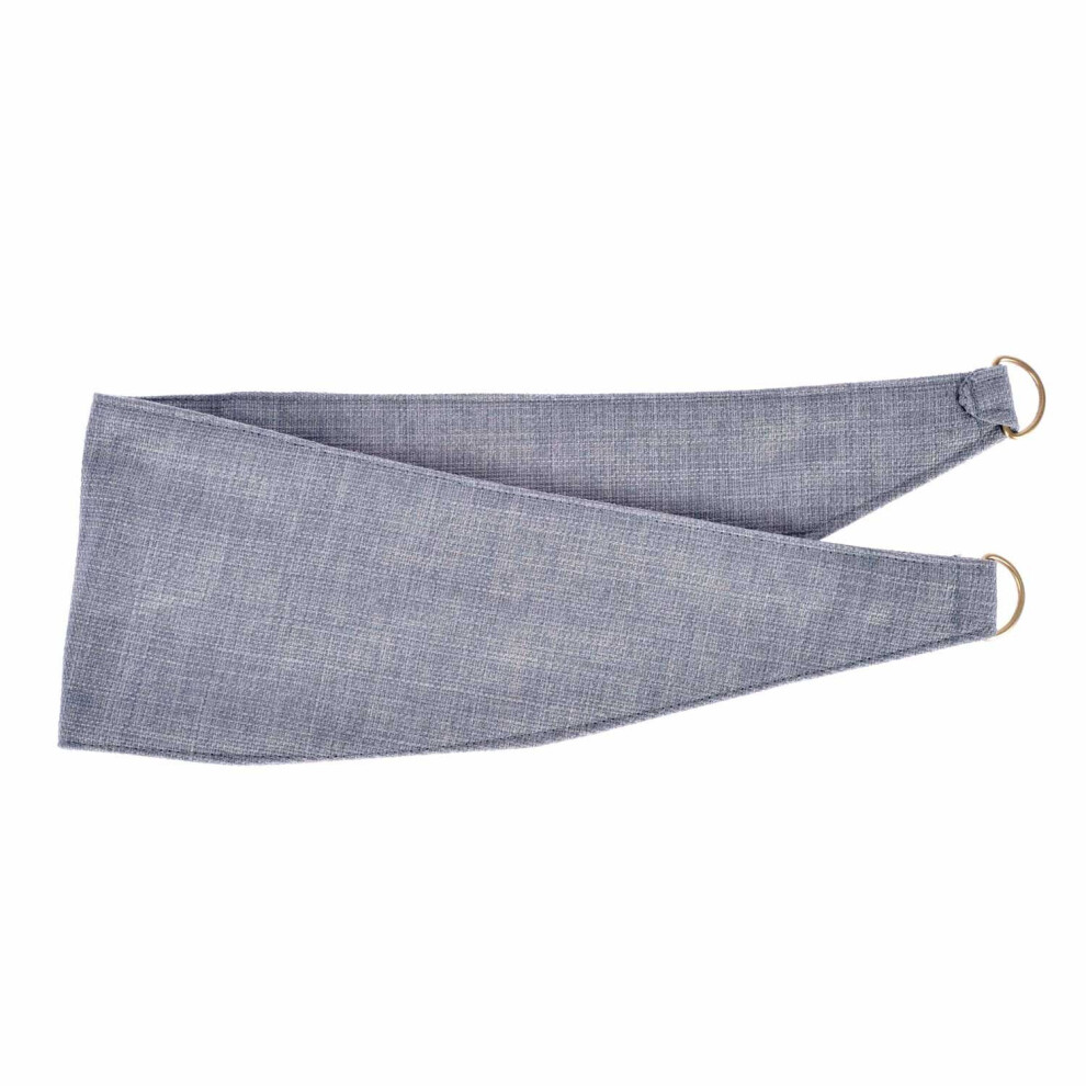 Homescapes Sky Blue Plain Curtain Tie Backs Pair, 66 cm