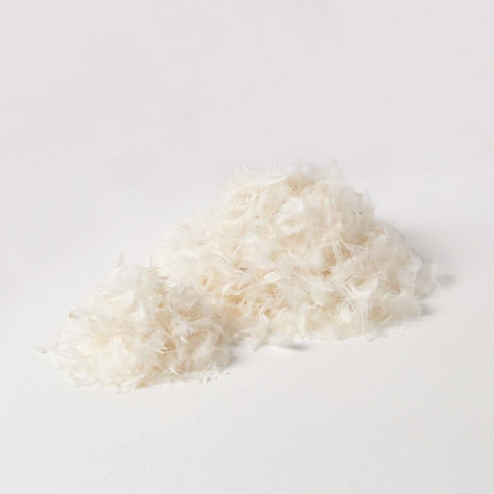Homescapes (Duck Feather) Stuffing Material For Filling Cushions, Pillows And Toys - 1 Kg