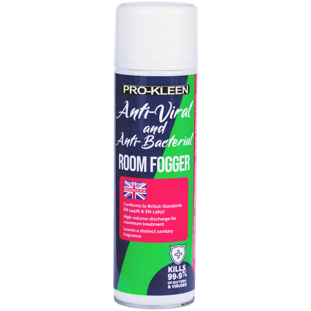 (1 x 500ml) Pro-Kleen Anti Viral & Anti Bacterial Room Fogger