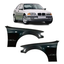 BMW 3 E46 Saloon/Touring 2001-2005 Front Wing Primed Pair Left & Right