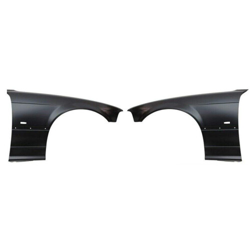 BMW 3 E36 Coupe 1996-1998 Front Wing Primed Pair Left & Right With Hole 1