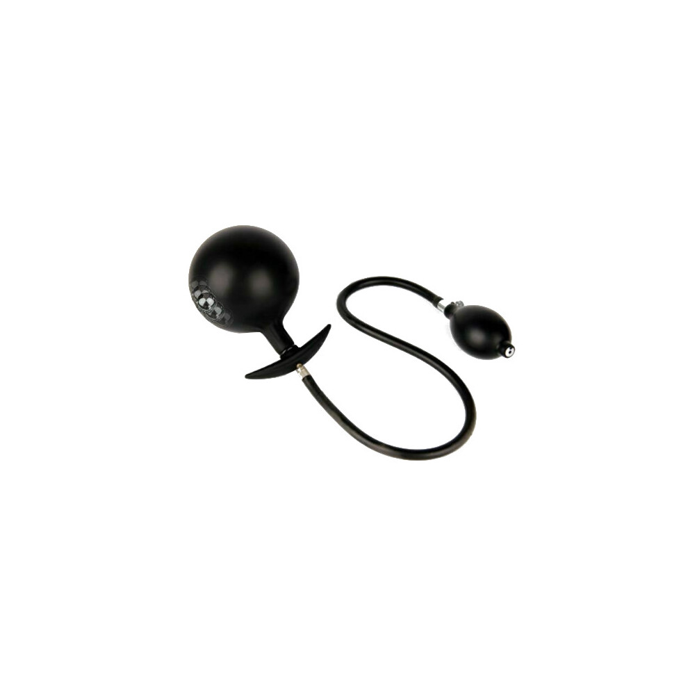 Inflatable Big Plug With Steel Beads Expandable Anal Dilator