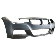 BMW 3 F31 Estate 2012-2019 Front Bumper Primed No Pdc With Washer Hole M-Sport