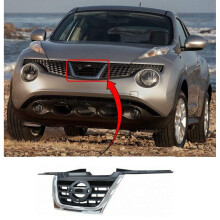 Nissan Juke 2010-2014 Front Main Grille Black With Chrome Moulding 
