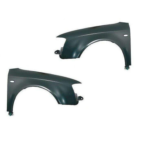 Audi A4 B76 2005-2008 Front Wing Pair Left & Right With Repeater Hole