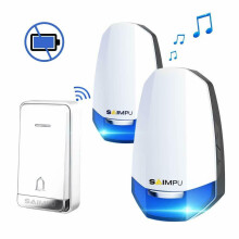 Self-generating Power Wireless Doorbell with Night Lights