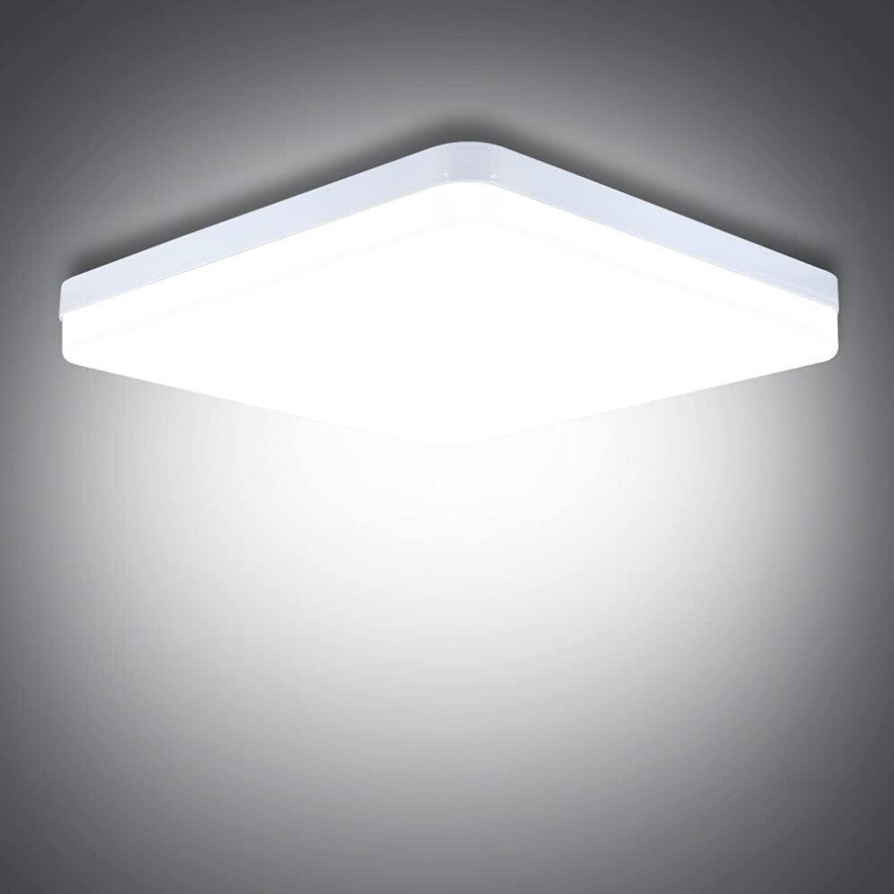 LED Ceiling Light, 36W Daylight White Ceiling Light 6500K, 3240LM Bright Indoor Ceiling Lights