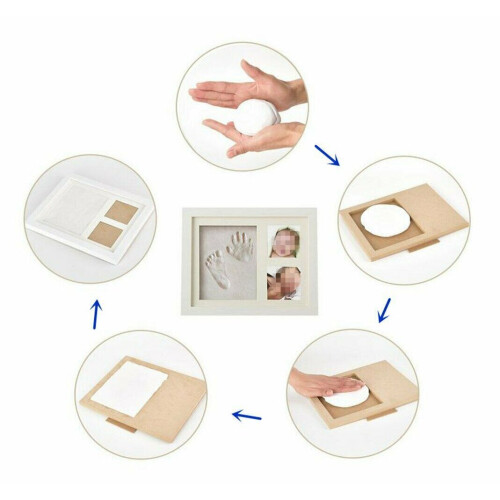 Baby Hand Print Kit Newborn Picture Frame Keepsakes Frames 1