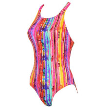 (Pink, 30) Maru Buzz Tek Back Womens Swimming Swimsuit Costume Pink/Multi