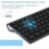 Wireless Keyboard & Mouse Set - Slim Quiet Stylish Mouse Keyboard 4