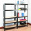 2 large Shelving Units Boltless Garage Shelving Rack 1