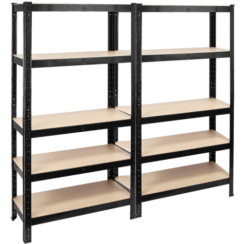 2 large Shelving Units Boltless Garage Shelving Rack 1