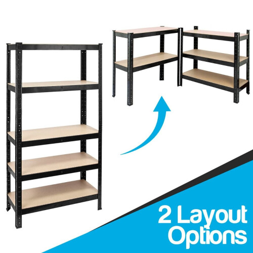2 large Shelving Units Boltless Garage Shelving Rack 2
