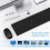 Wireless Keyboard & Mouse Set - Slim Quiet Stylish Mouse Keyboard 2