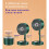 Mini Fan Heater 1000W Portable Electric Fast Heating 18