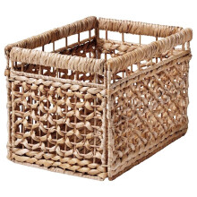 IKEA TÄTING Basket, natural water hyacinth, 35x25x25 cm (905.168.05) Handwoven storage bin