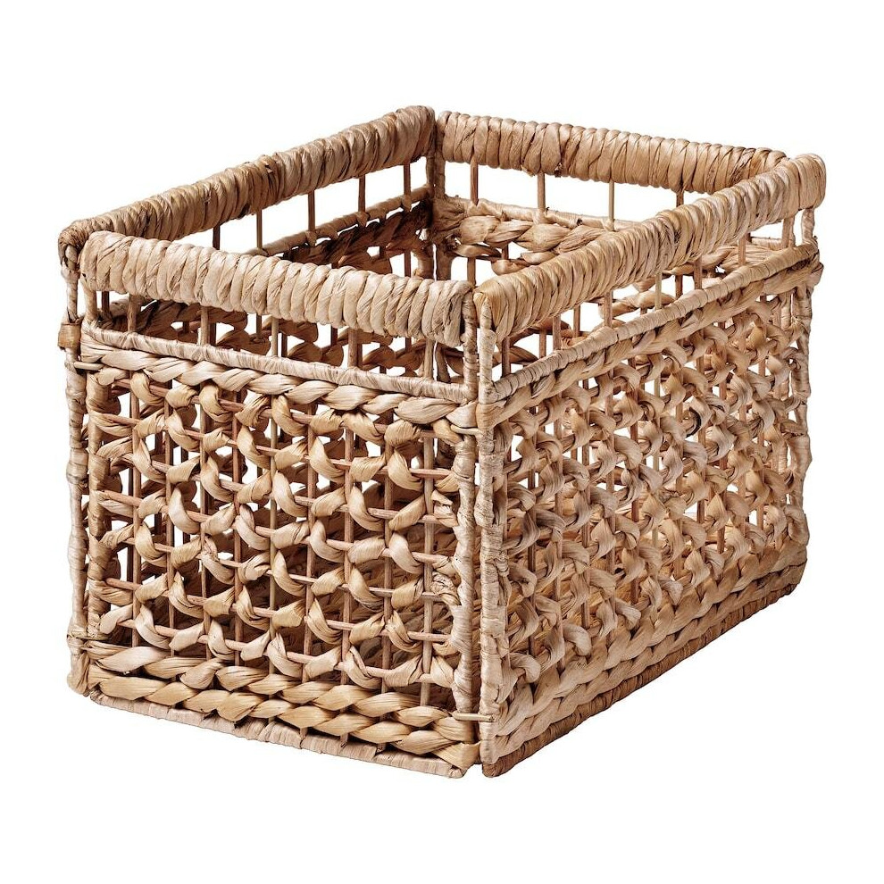 Ikea TÄTING Basket, water hyacinth/natural35x25x25 cm