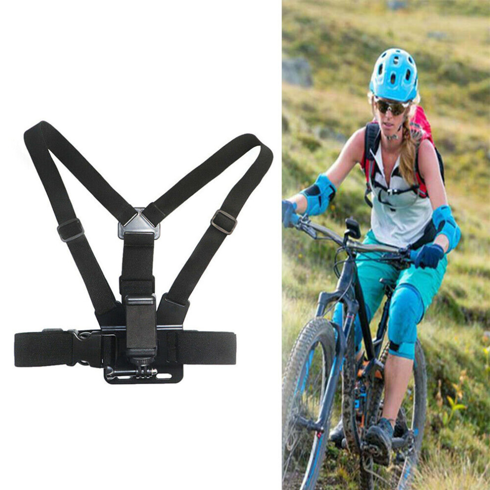 Chest Mount Harness Strap Phone Holder Action Camera Pov For Mobile Phone Black 7632472818598
