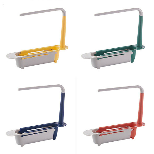 Ranpo (Green) Expandable Storage Telescopic Sink Rack Holder Drain Basket
