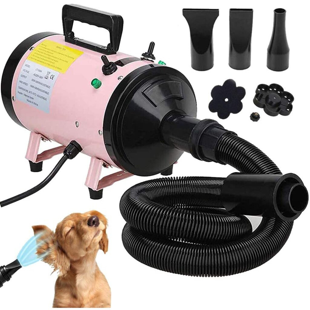 2800W Speed Pet Hair Dryer  Motorbike Car Heater Blaster Blower