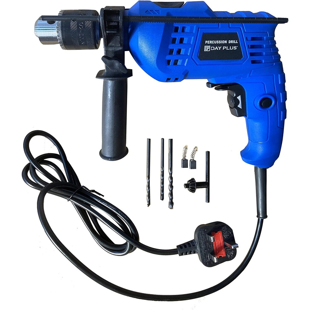 850W Impact Hammer Drill for Stone Masonry Brick Metal Wood Electric Variable Speed