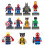 Avengers Marvel Mini Figures 8 pcs Ironman Spiderman 1