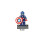 Avengers Marvel Mini Figures 8 pcs Ironman Spiderman 7
