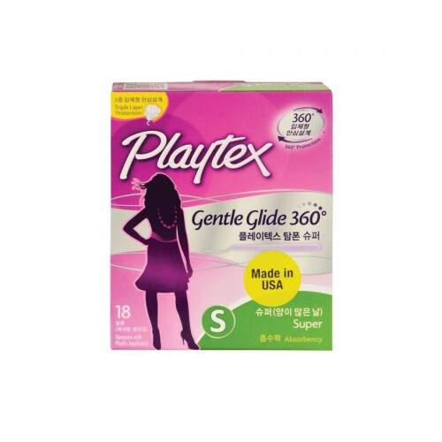 Playtex Gentle Glide Super Tampons 18's