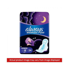Always Night Sanitary Pads 24's Night Sanitary Pads for Feminine Hygiene (24's)