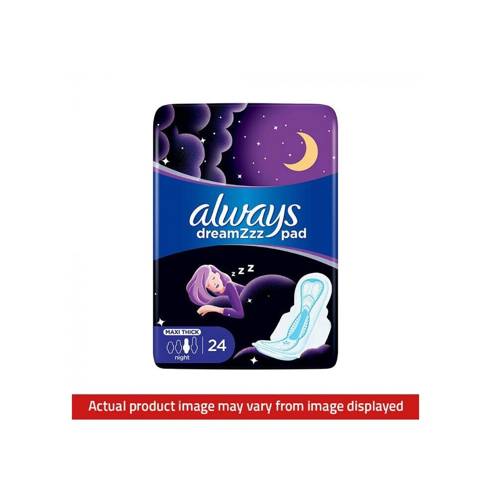 Always Night Sanitary Pads 24's  Night Sanitary Pads for Feminine Hygiene (24's)