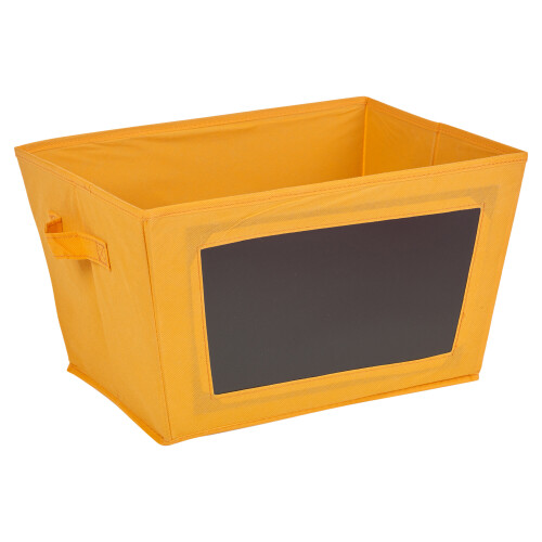 URBN Living (Orange, 1 Box) Collapsible Fabric Storage Bedroom Drawer Box