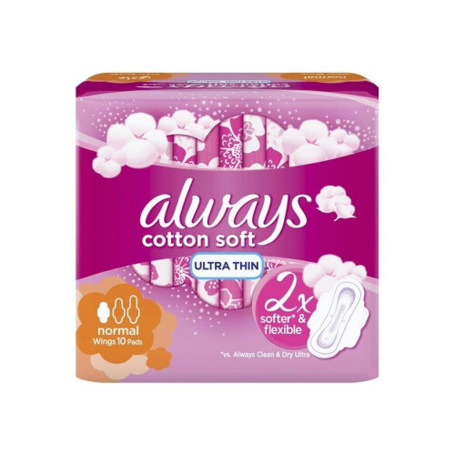 Always Always Cotton Soft Ultra Thin 10's