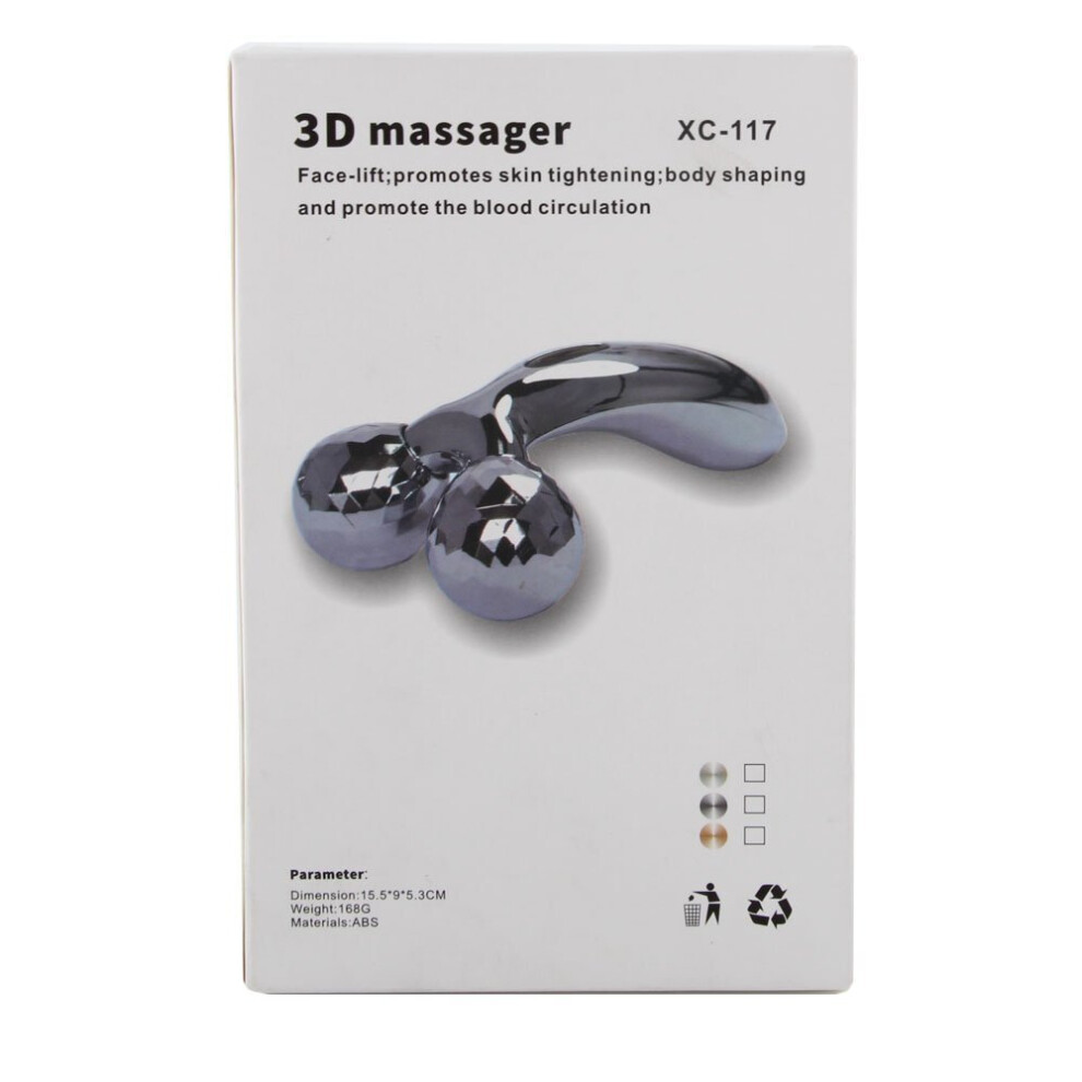3D Y-Shape Solar Energy Massage Roller Body Facial Machine Waterproof