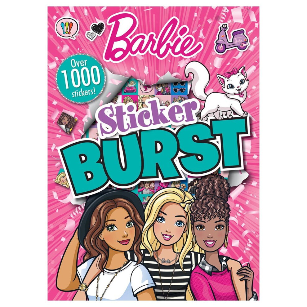 Alligator Barbie Books Multilisting- Viewing Barbie Sticker Burst