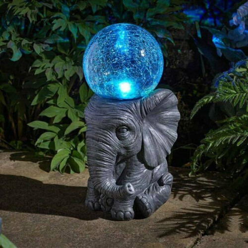 Smart Garden Elefanten-Orb aus Harz und Glas
