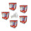 Eveready 5x Eveready GU10 LED Light Bulbs 3.1W 6500K 250lms A+ Efficient 1