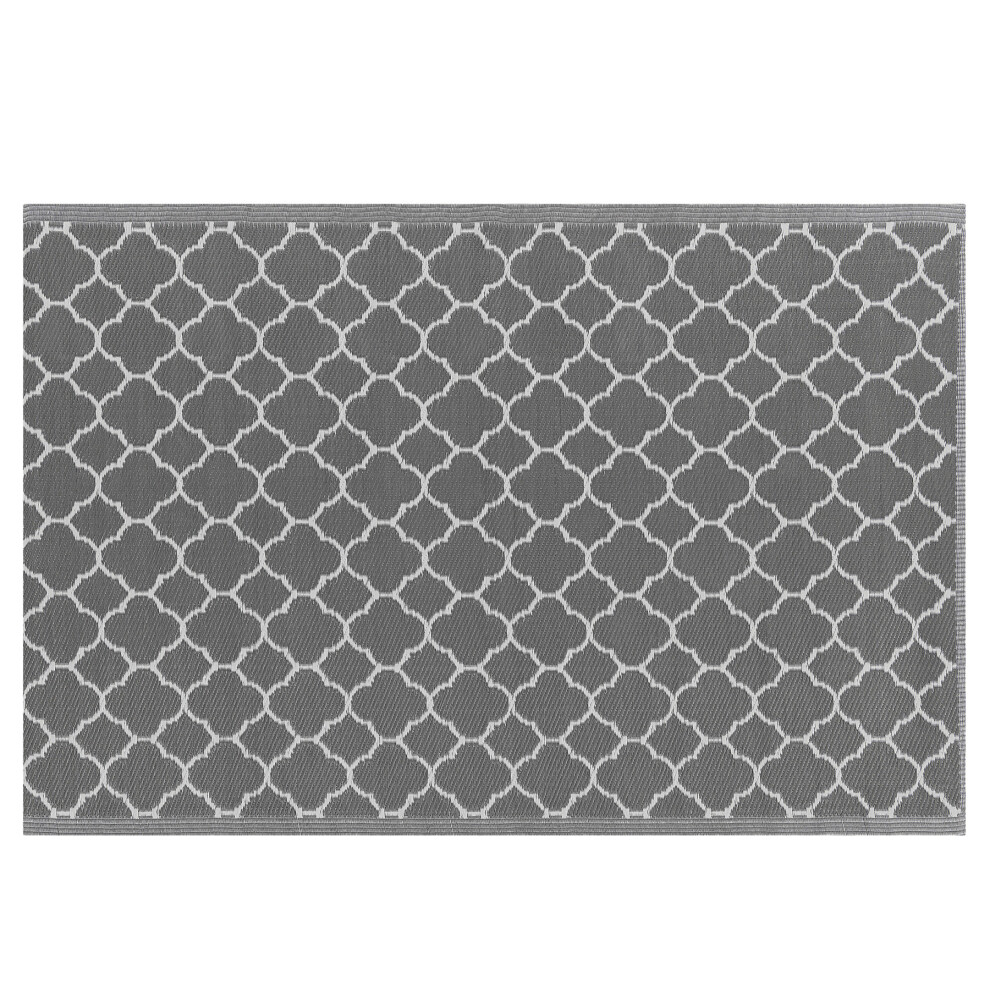 Outdoor Area Rug 120 x 180 cm Grey SURAT