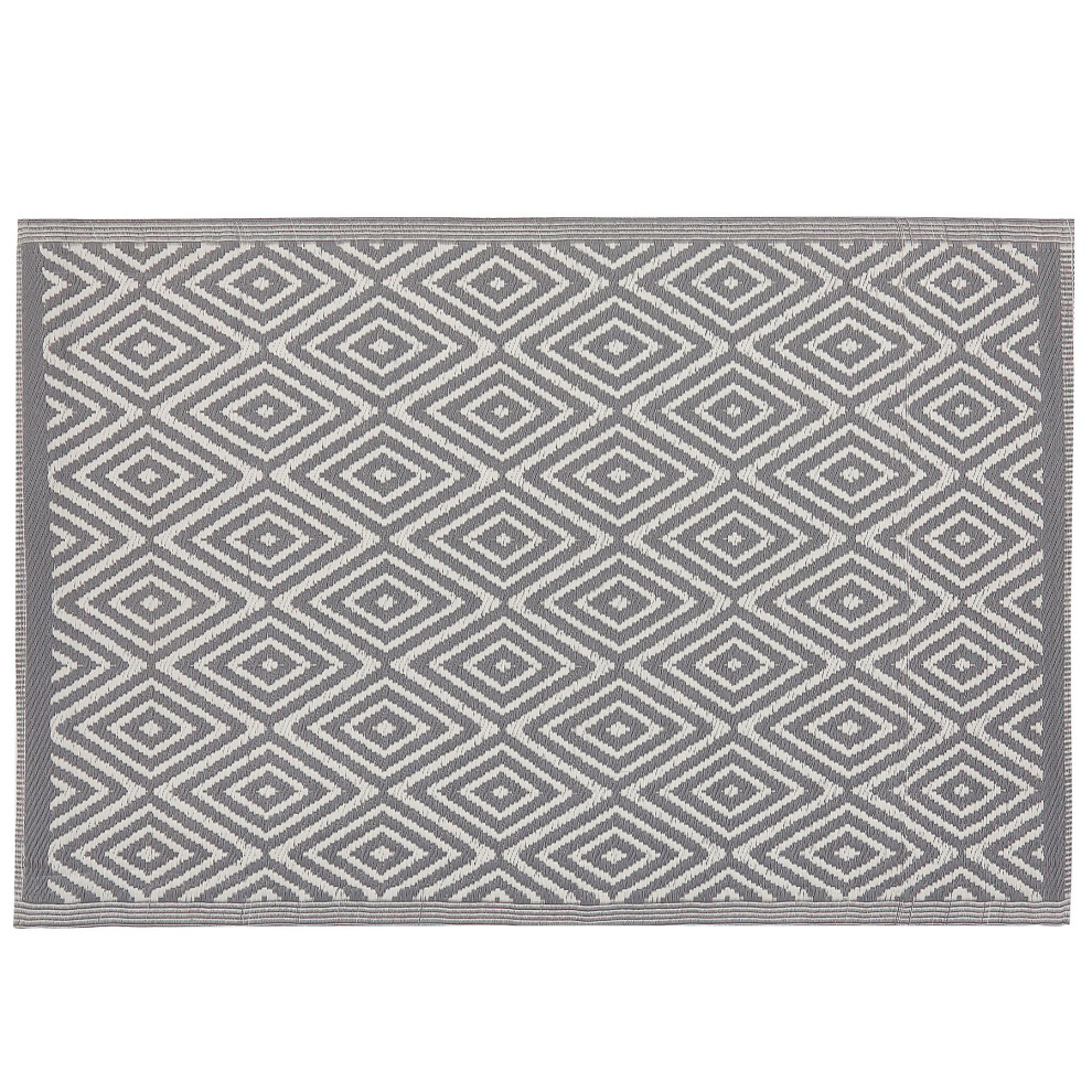 Outdoor Area Rug 120 x 180 cm Grey SIKAR