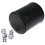 1PC Black/Red Leather Dice Cup Felt Lining Quiet Shaker for Playing Dice Game 4