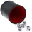 1PC Black/Red Leather Dice Cup Felt Lining Quiet Shaker for Playing Dice Game 1